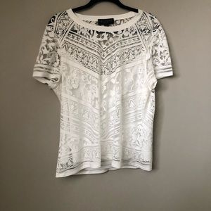 Laundry by Shelli Segal Burnout Tee